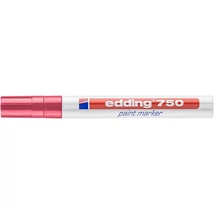 Lakkmarker, 2-4 mm, EDDING "750", piros