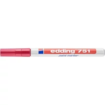 Lakkmarker, 1-2 mm, EDDING "751", piros