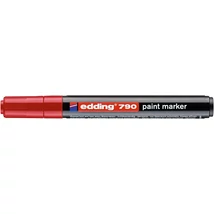 Lakkmarker, 2-3 mm, EDDING "790", piros