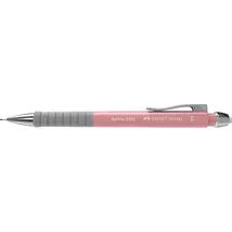 Nyomósirón, 0,5 mm, pasztell rózsaszín tolltest, FABER-CASTELL "Apollo 2325"