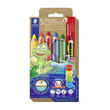 Színes ceruza készlet, grafitceruzával, hegyezővel,  STAEDTLER "Noris® junior 140", 5+1 különböző szín