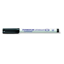 Táblamarker, 1 mm, M, kúpos, STAEDTLER "Lumocolor 301", fekete