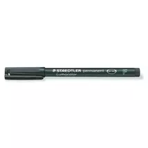 Alkoholos marker, OHP, 0,6 mm, STAEDTLER "Lumocolor® 318 F", fekete