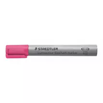 Flipchart marker, 2 mm, kúpos, STAEDTLER "Lumocolor 356", rózsaszín