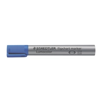 Flipchart marker, 2 mm, kúpos, STAEDTLER "Lumocolor 356", kék