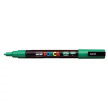 Dekormarker, 0,9-1,3 mm, UNI "Posca PC-3M", zöld