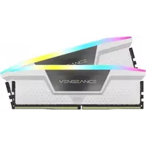 CORSAIR DDR5 5600MHz 64GB (2x32GB) XMP VENGEANCE RGB RAM, fehér