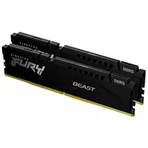 Kingston Fury Beast Black 64GB 4800MHz DDR5 RAM (2x32GB) (KF548C38BBK2-64)