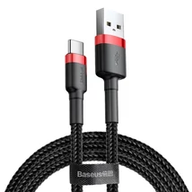 Baseus Cafule USB-USB-C kábel, 3A, 1m (piros-fekete)