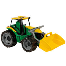 LENA: Óriás zöld traktor markoló lapáttal - 62 cm