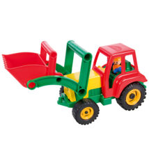 LENA Homlokrakodó traktor figurával - 35 cm