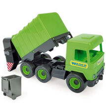 Wader Middle Truck kukásautó 42 cm zöld