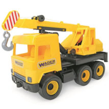 Wader: Middle Truck darus autó, 38 cm - sárga