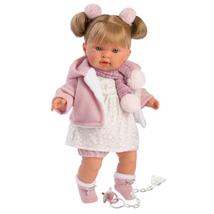 Llorens Alexandra 42 cm-es lány baba hanggal és cumival