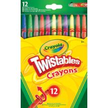 Crayola - Csavarozható zsírkréta 12 db-os
