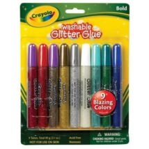Crayola 9 darabos csillámragasztó - kimosható