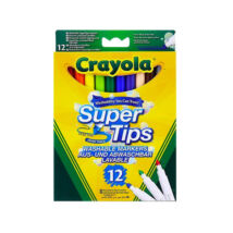 Crayola: vékony filctoll, lemosható, 12 db