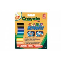 Crayola 8 db lemosható vastag filc fehér táblára