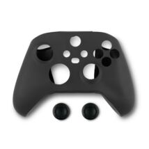 Spartan Gear - Controller Silicon Skin Cover and Thumb Grips Black (XBX)