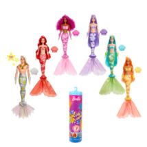 Barbie Color Reveal Szivárványsellő baba meglepetés csomag