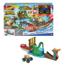 Hot Wheels: Monster Trucks mocsári kaland színváltó autóval