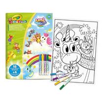 Crayola: Mini Kids maxi kifestő és filctoll készlet - Állatkornis