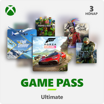 Microsoft Xbox Game Pass Ultimate - 3 hónapos előfizetés - digitális előfizetés