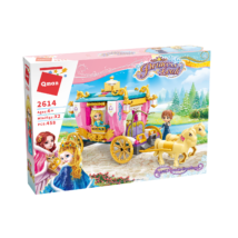 QMAN® 2614 | legó-kompatibilis építőjáték lányoknak | 458 db építőkocka | Leah hercegnő lovashintója