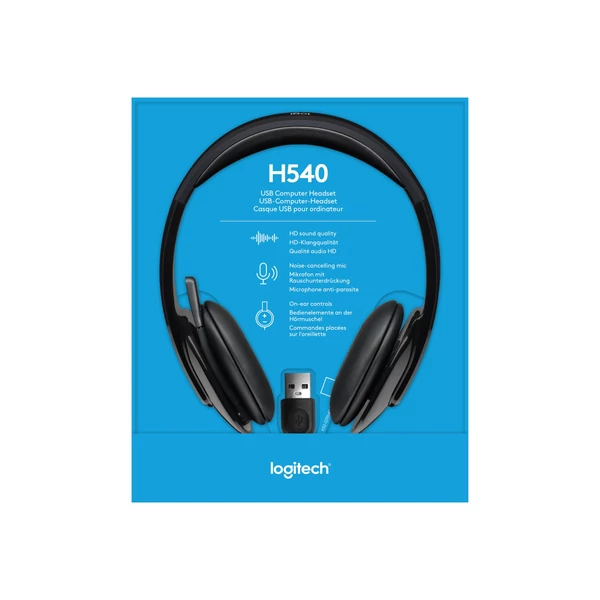 LOGI H540 usb Headset black - 7