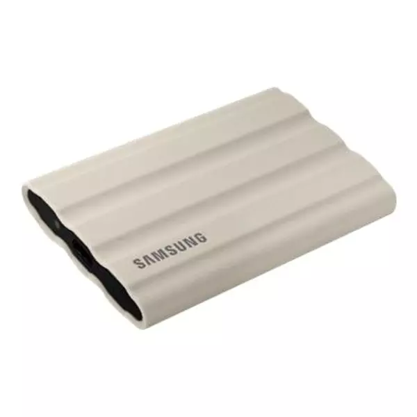 SAMSUNG T7 Shield 1TB külső SSD bézs