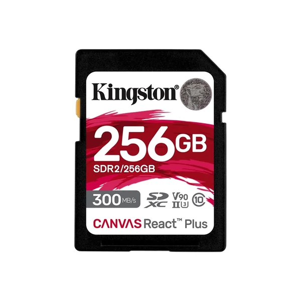 KINGSTON 256GB Canvas React Plus SDXC