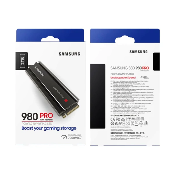 SAMSUNG 980 PRO 2TB SSD PCIe 4.0heatsink - 7