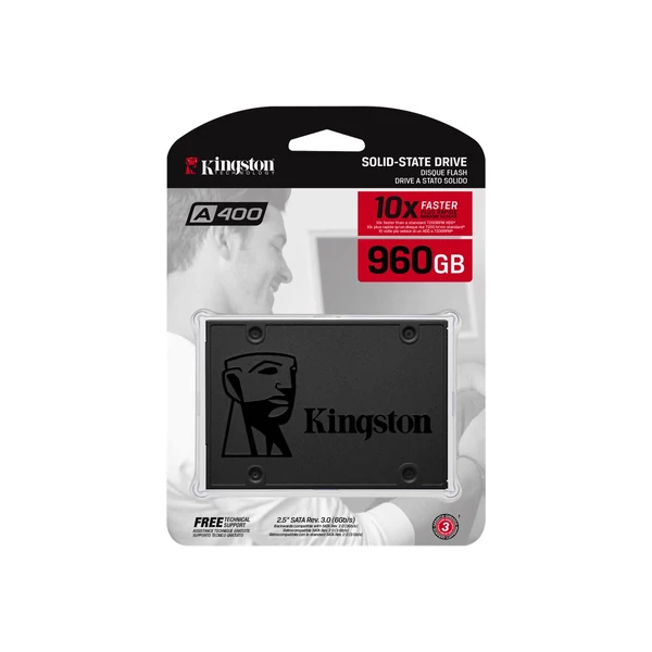 KINGSTON 960GB A400 SATA3 2.5 SSD 7mm - 3