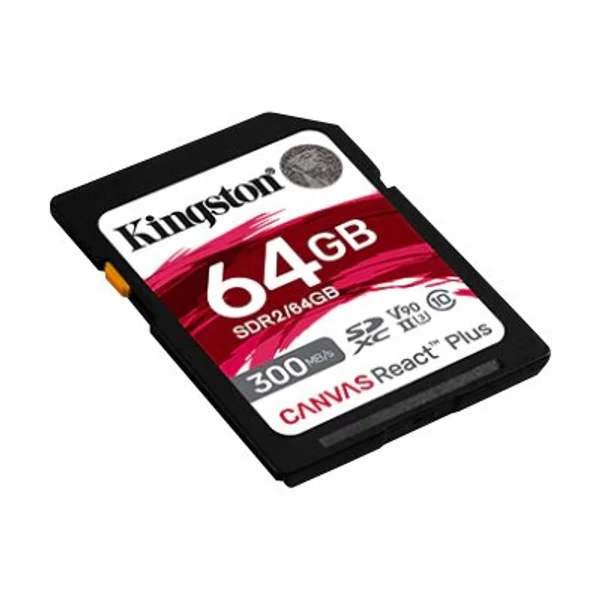 KINGSTON 64GB Canvas React Plus SDXC - 2