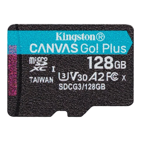 KINGSTON 128GB microSDXC Canvas Go Plus