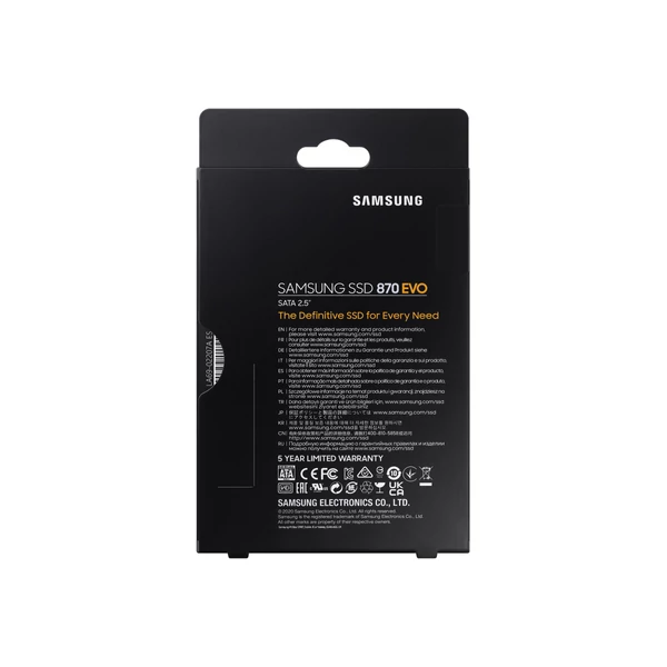 SAMSUNG 870 EVO 500GB SSD SATA 2.5 - 5