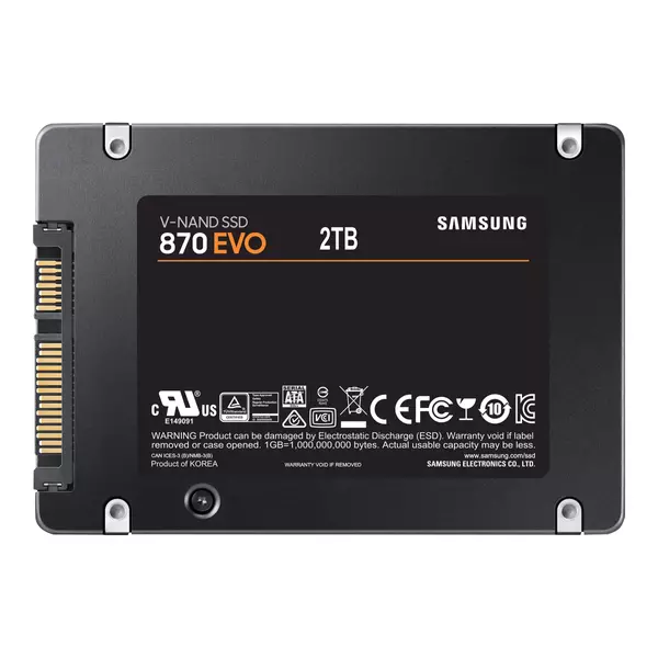 SAMSUNG 870 EVO 2TB SSD SATA 2.5 - 9