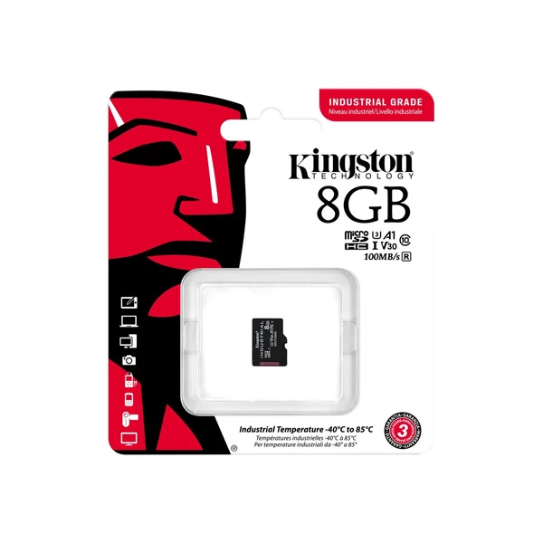 KINGSTON 8GB microSDHC Industrial C10 - 2