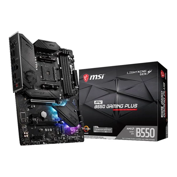 MSI MPG B550 GAMING PLUS AM4 ATX MB - 2