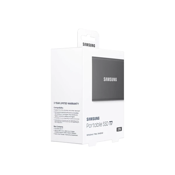 SAMSUNG T7 2TB külső SSD USB-C szürke - 6