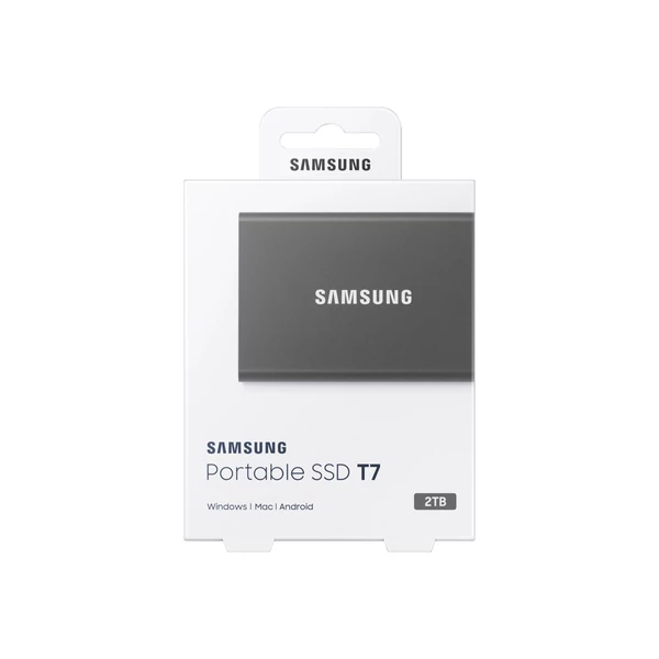 SAMSUNG T7 2TB külső SSD USB-C szürke - 2