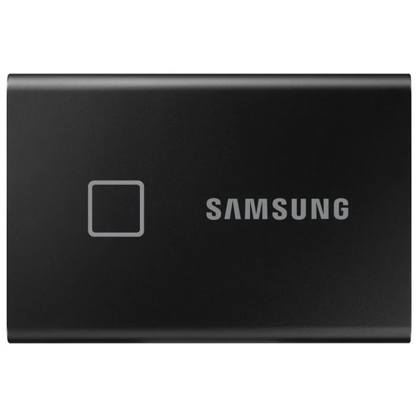 SAMSUNG SSD Külső, 2TB, T7 Touch, Fekete, USB 3.2