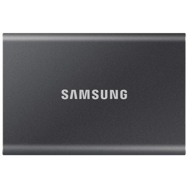 SAMSUNG SSD Külső, 500GB, T7, Titán Szürke, USB 3.2