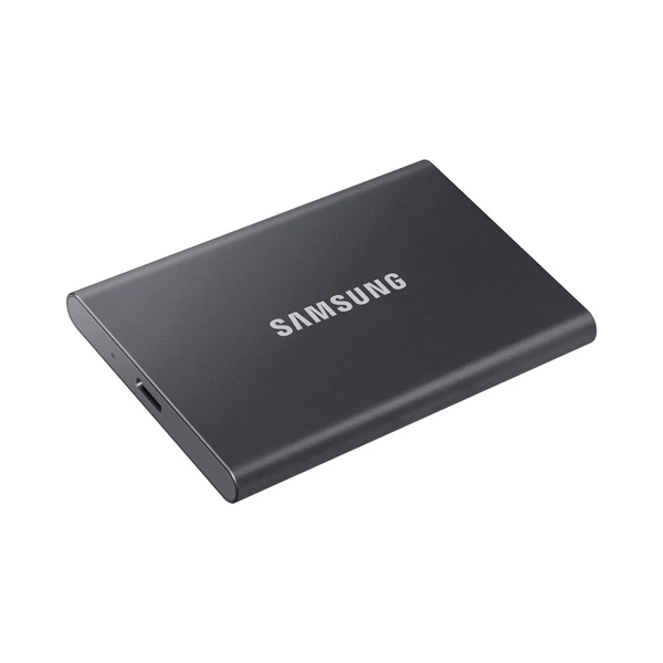 SAMSUNG SSD Külső, 500GB, T7, Titán Szürke, USB 3.2 - 3