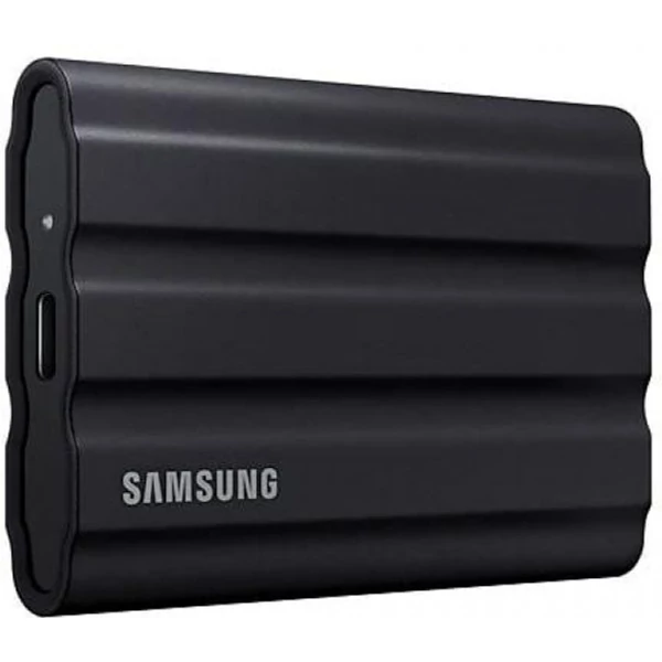 SAMSUNG SSD Külső, 2TB, T7 Shield, Fekete, USB 3.2 - 3