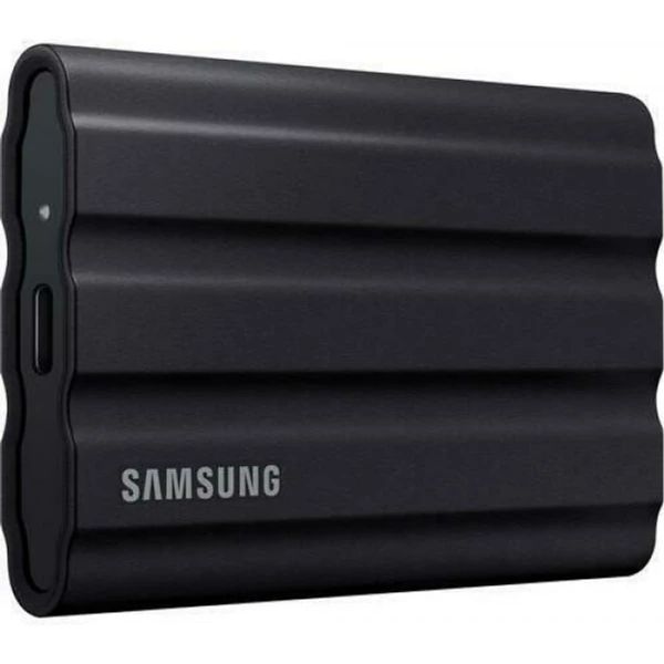 SAMSUNG SSD Külső, 4TB, T7 Shield, Fekete, USB 3.2 - 3