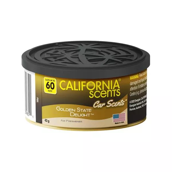 Autóillatosító konzerv, 42 g, CALIFORNIA SCENTS "Golden State Delight"