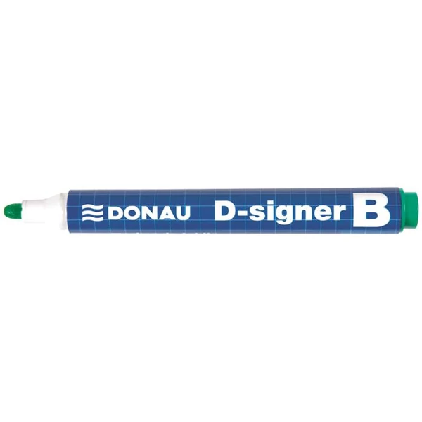 Táblamarker, 2-4 mm, kúpos, DONAU "D-signer B", zöld - 2