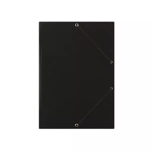 Gumis mappa, karton, A4, DONAU "Standard", fekete