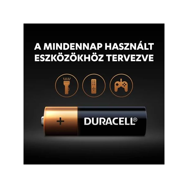 Elem, AA ceruza, 10 db, DURACELL "Basic" - 2